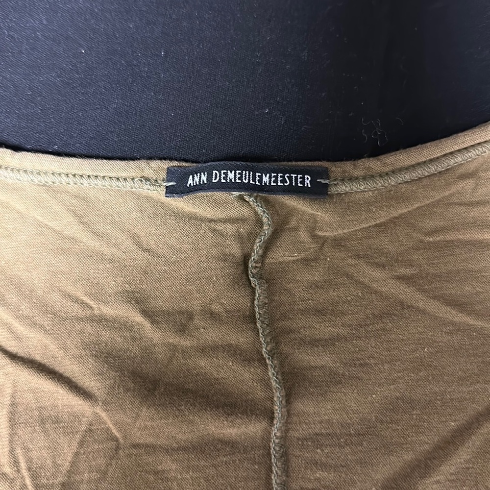 Ann DEMEULEMEESTER sleeveless t shirt deconstructionist Y2K collectible … - Picture 5 of 5